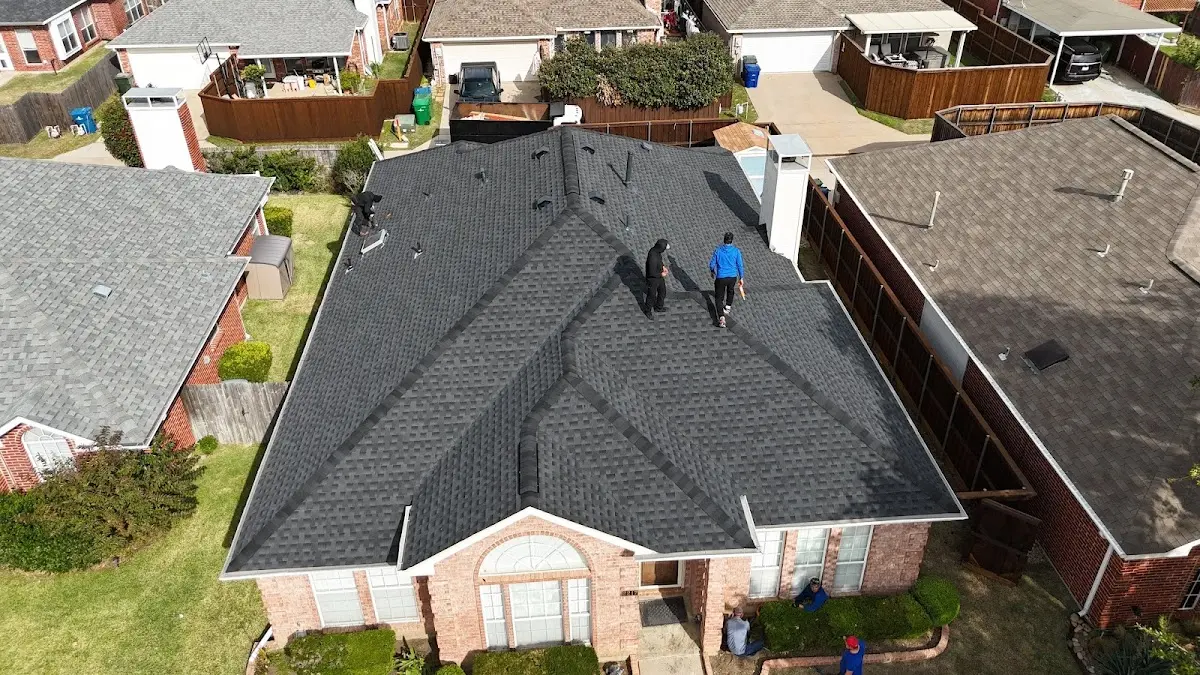 Commercial Roofing work in progress on a Memphis property